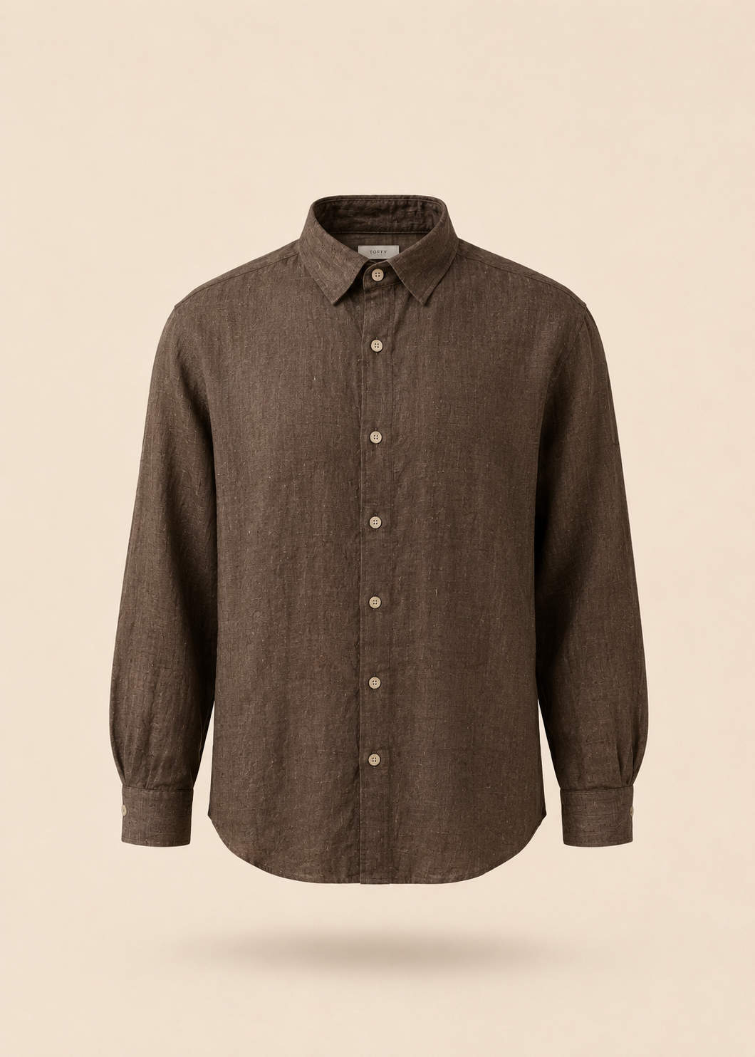 Espresso Pure Linen Shirt
