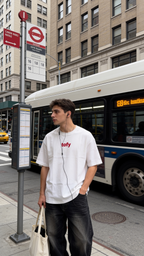 Sinner/Divine Tee — Ivory
