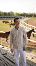 Linen Ease Shirt — Oatmeal