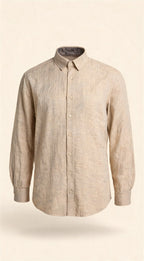 Linen Ease Shirt - studio ghost shot alternate